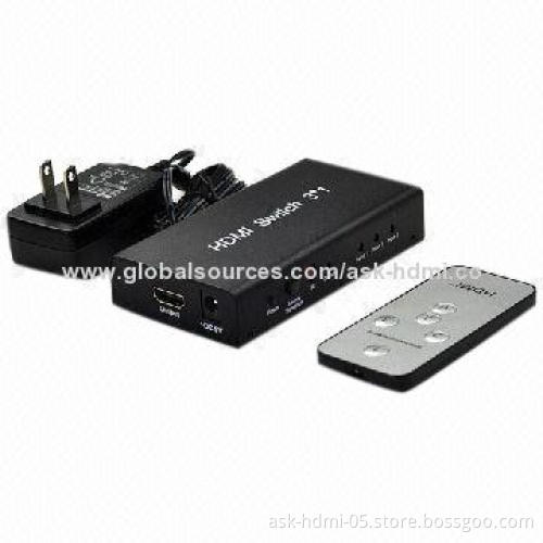 5 Port HDMI Amplifier Switcher with Remote Control & Intelligent Switch